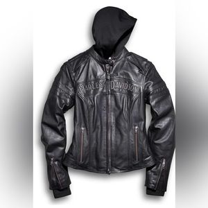 Harley Davidson Miss Enthusiast Leather Jacket